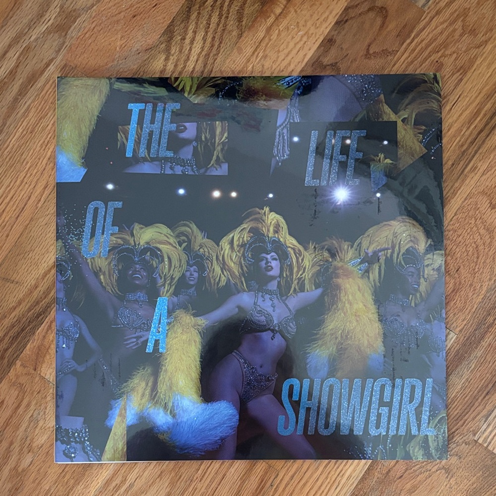 Taylor Swift Vinyl Record - The Life of a Showgirl (Lakeside Beach Blue Sparkle)